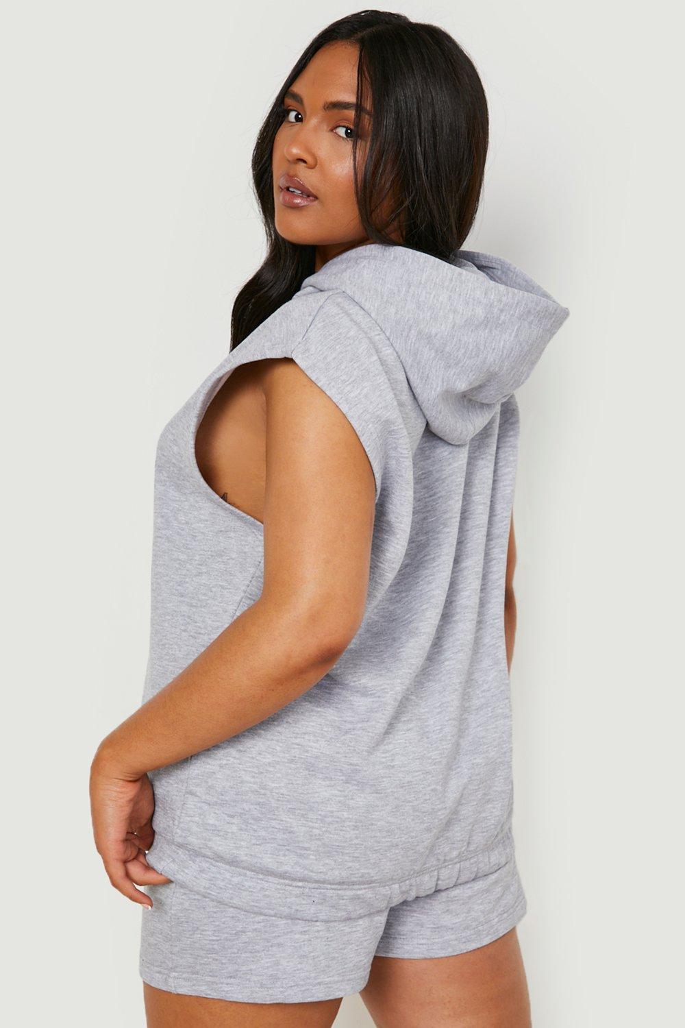 Sweat à capuche discount sans manche femme